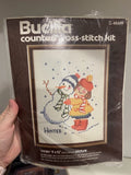 Bucilla Counted Cross Stitch Kit ??Winter?? #48699 - Finished Size 9" x 12" Sealed Model