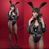 Fumiko Bunny Girl 1/8 Scale Unpainted Model Kit Unassembled 3D Printing 24cmH GK Model