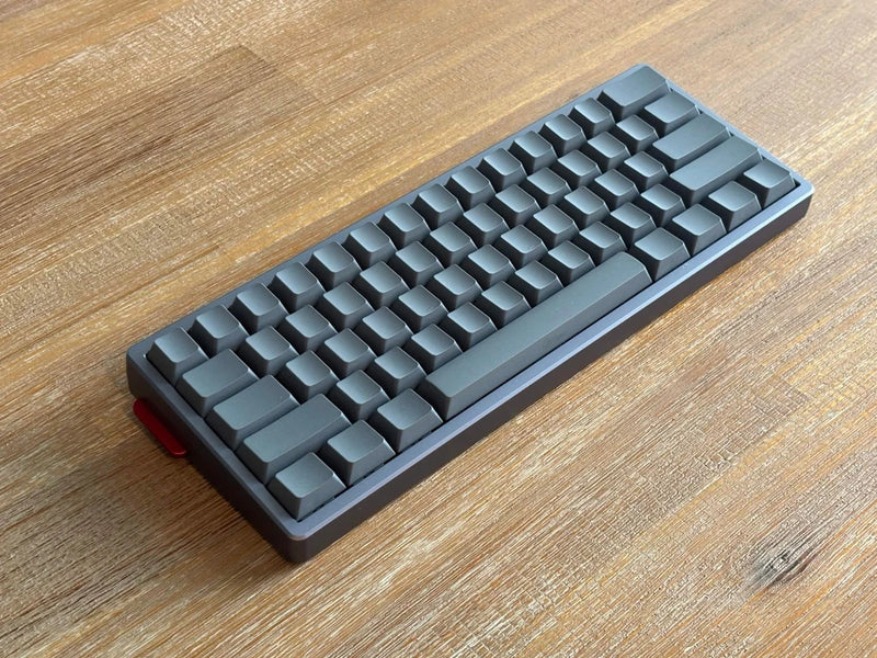 Custom WOOTING x KBDFans 60HE v2 Keyboard: GT60 Grey/Geon Raw/Optimum Keycaps Model