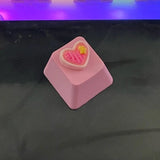 Cute Pink Heart Kawaii Keycap, for OEM Switches Model