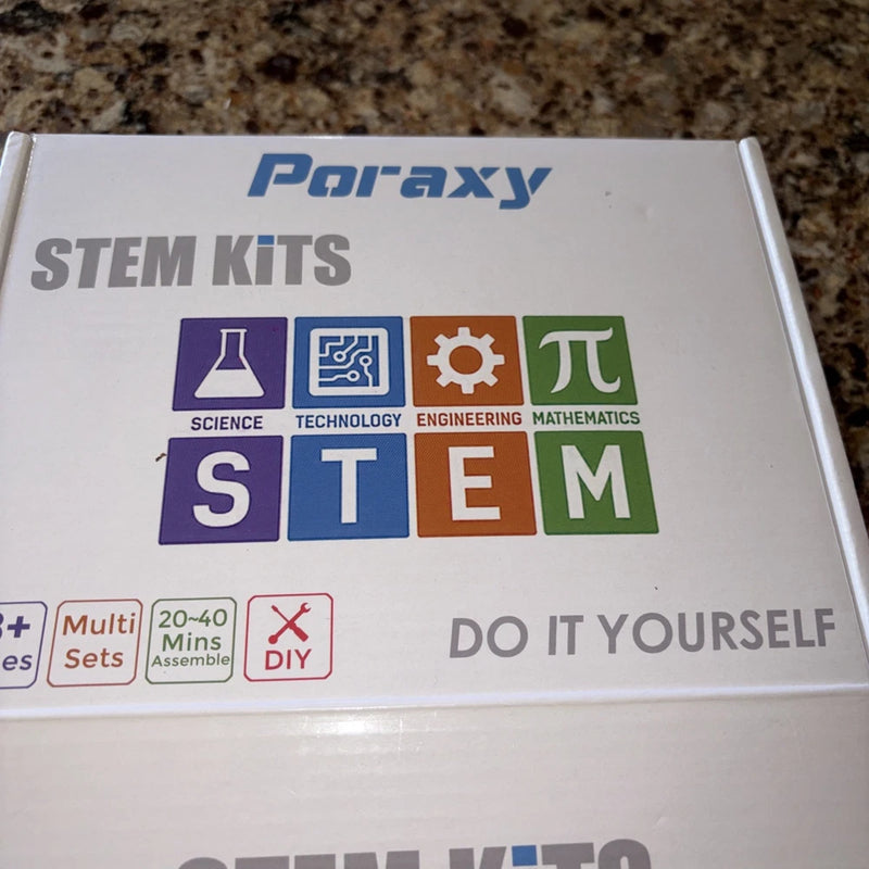 Poraxy Stem Kits Build Your Own Wooden Model Mechanical Dinosaurs DIY 8+ Model