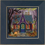 DIY Mill Hill Haunted Cottage Halloween Glow Counted Cross Stitch Kit Model