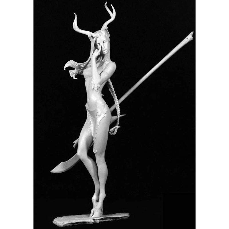 160mm Resin Figure Fantasy Deer Woman Unassambled Unpainted 410 Model