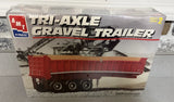AMT Ertl TriAxle Gravel Trailer 1:25 Model Kit Unbuilt NIB Model