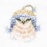 Luca-S counted Cross Stitch kit "Owl with coin ", 19x18,5cm, DIY Model