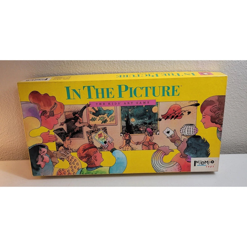 Intempo Toys. In The Picture Kids Art Board Game Vintage 1990 Complete Excellent Model