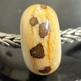 Trollbeads Porcelein Cream Base With Sparkling Spots EVENT ONLY UNIQUE OOAK Charms