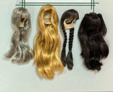 1/6 Female Artificial Hair Curly Wig Cover Model For 12