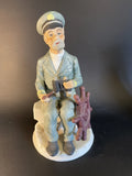 Ceramic Sea Captain Fisherman Sailor Nautical Figurine 9¡± Model