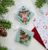 DIY Bead Embroidery "Decoration Christmas mood", Christmas Tree Toy DIY Kit Model