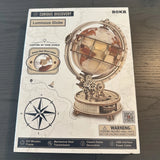 ROKR Luminous Globe 3D Wooden Puzzle Games Model Building Kit -- New And Sealed Model
