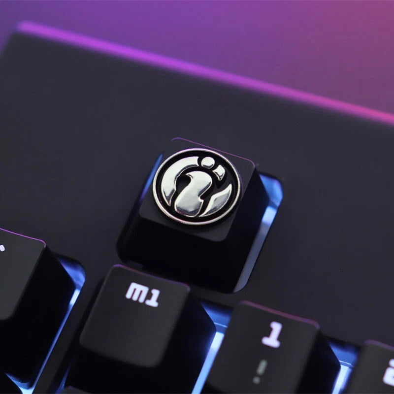 IG Surrounding logo Keycap Zinc Alloy Keycap For Cherry MX Mechanical Keyboard Model