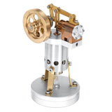 R06 Mini Stirling Engine Model Brass Stainless Steel Alcohol Powered Model