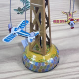 Retro Wind-up Airplane Swing 13cm (5.12in) 107g (3.77oz) Mechanical Model Toy Model