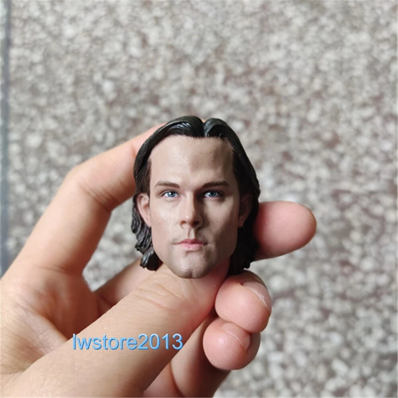 1:6 Sam Winchester Jared Plecki Head Sculpt For 12" Male Action Figure Body Model