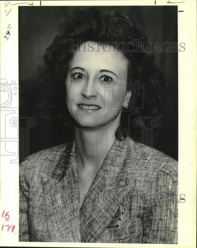 1990 Press Photo Karen Ranatza, Harahan Board of Alderman - noc08943 Model