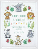 Design Works Crafts Janlynn, Jungle Counted Cross Stitch Kit, White Model