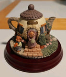 Tea Pot Teapot Bear House Home Figure Figurine Resin-Ceramic Display Base Used Model