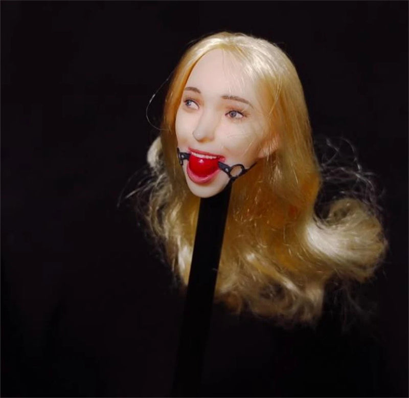 1/6 Scale Female Mouth Expression Head Model Mouth with ball For 12'' doll Model