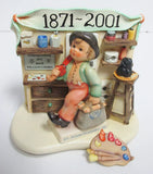 M.I. Hummel - Generations of Excellence-Base, Merry Wanderer & Pallet pin w/ COA Model