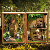 DIY Miniature House Kit: Forest Wonderland Diorama with LED Lights Model