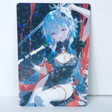 Rei Ayanami Sword Premium Waifu Card Anime Girl Wall Art Oversized Board A5 Model