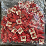 50 Vintage Red Function (FUNC) Keycaps Model