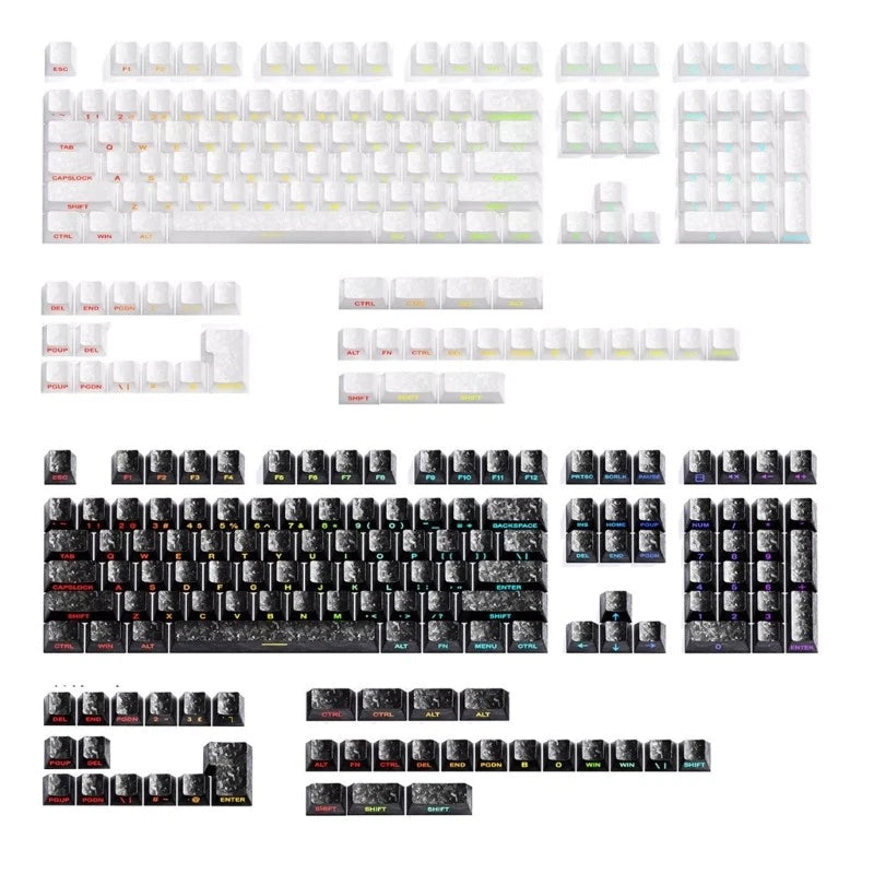 Home Office Keycap Set with OEM Profile for Evening Mechanical Keyboard Use Model