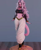 3DMomoji DBZ Android 21 SFW/NSFW 8in 1/8 anime figure unpainted DIY kit Model