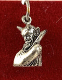 Devil Sterling Silver Charm | 7/16