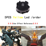 For MG 1/100 Gundam Model Details Up LED Lights 00Q 00R Jesta RX78 3.0 Yellow Model
