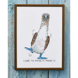 Permin counted cross stitch kit "I like to move it.", 18x24cm Model