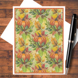 Autumn Fall Pumpkins DIY Card Making Kit, EZ Budget Greeting Cards w/Envelopes Model