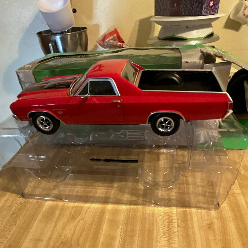 WELLY NEX Models 1970 Chevrolet El Camino 1:18 Diecast Red/Black Model