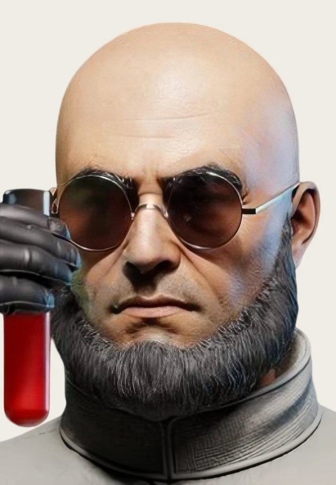 1/6 1/12 1/18 scale Hugo Strange Head Sculpt Carved Model Toys Model