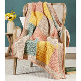 Herrschners? Spiced Cider Sampler Throw Crochet Kit Model
