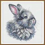 DIY Needlepoint Kit The rabbit Cross-Stitch Craft Set for Home Decor & Gifting Model