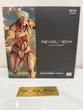 Kaiyodo Revoltech Attack on Titan Armored Titan Action Figure No Bonus Parts New Model