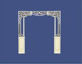 Dollhouse Miniature 1:12 Scale Room Divider 10" ceiling - 10" wide Model