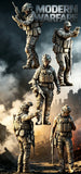 1/35 Scale Resin Figure PLA Special Forces 5 Figures Unpainted Model Kit Toys Model