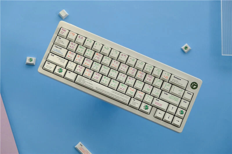 Linux VIM Keycap PBT Cherry Height Dye-sub for Cherry MX Keyboard 131 Keycaps Model