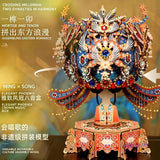 Unique Gift Exotic DIY Kit Assembly Model 3D Wooden Puzzle Women Music Box Model Model