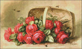 Needlework Crafts Full Embroidery Counted Cross Stitch Kits Flowers in Basket Model