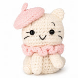 Cat Crochet Kit for Beginners Amigurumi DIY Set with Video Tutorial Model
