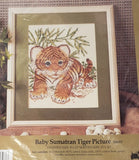 Baby Sumatran Tiger Picture Cross Stitch Kit Candamar Designs 1992 Sealed Model