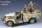 1/35 Resin Model Assembly Desert Patrol Team 4-person Model Gk Model