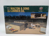 Walthers 933-3057 HO Scale Walton and Sons Lumber Company Building Kit Model