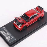 RM 1/64 Scale Mercedes-Benz 190E EVO W201 Red Diecast Car Model Toy Model