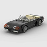 MOC Car Ferrari Daytona Spyder 365 GTS4 Black Building Block Model Kit 145 Pcs Model