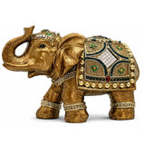 Feng Shui Wealth Lucky Trunk Up Elephant Statues Figurine Home Decor Gift-3 Model